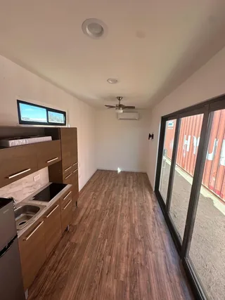 Detalle interior de proyecto modular